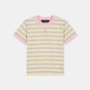 CAMISETA DE NIÑOS CON RAYAS Y CUELLO RINGER