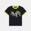 CAMISETA INFANTIL AMIRI CON CUELLO RINGER DESCALADO