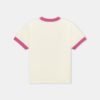 CAMISETA INFANTIL AMIRI CON CUELLO RINGER DESCALADO