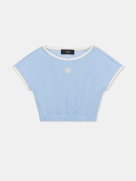 CAMISETA INFANTIL DE MANGA CORTA CON CUELLO REDONDO Y LOGOTIPO MA