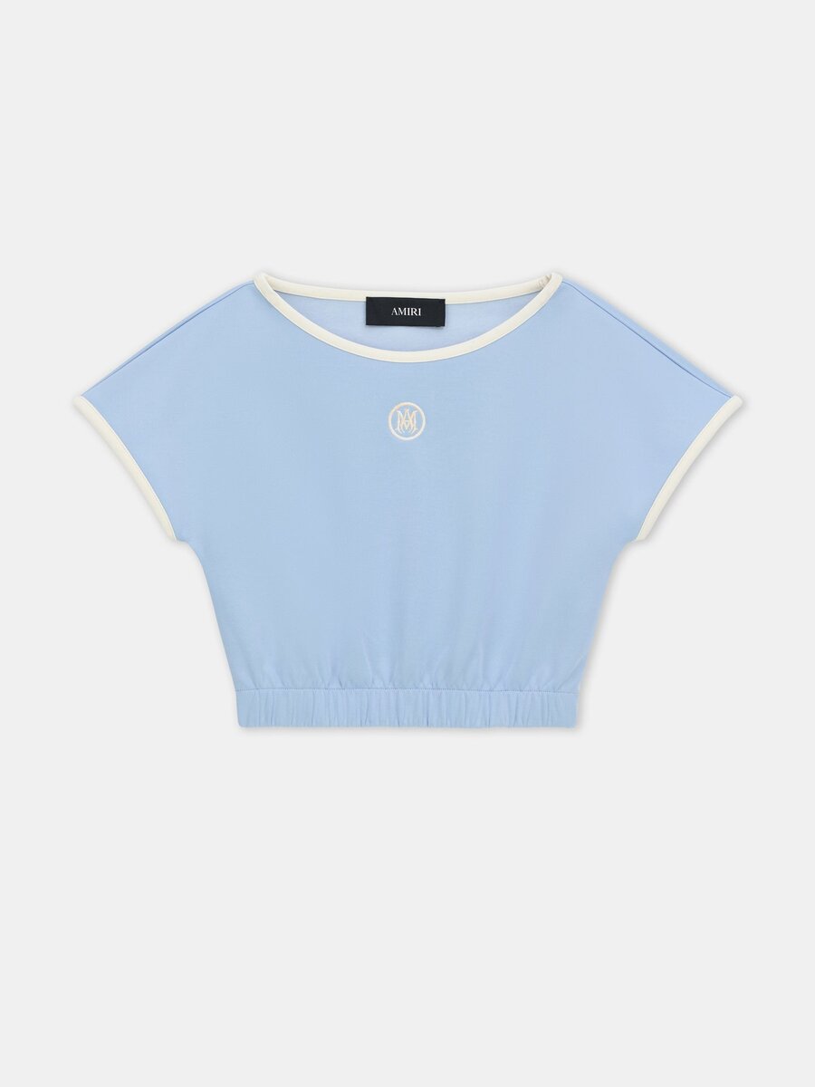 CAMISETA INFANTIL DE MANGA CORTA CON CUELLO REDONDO Y LOGOTIPO MA