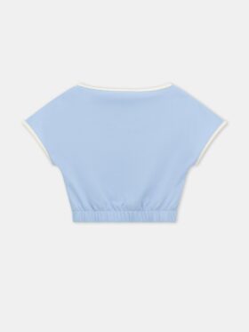 CAMISETA INFANTIL DE MANGA CORTA CON CUELLO REDONDO Y LOGOTIPO MA