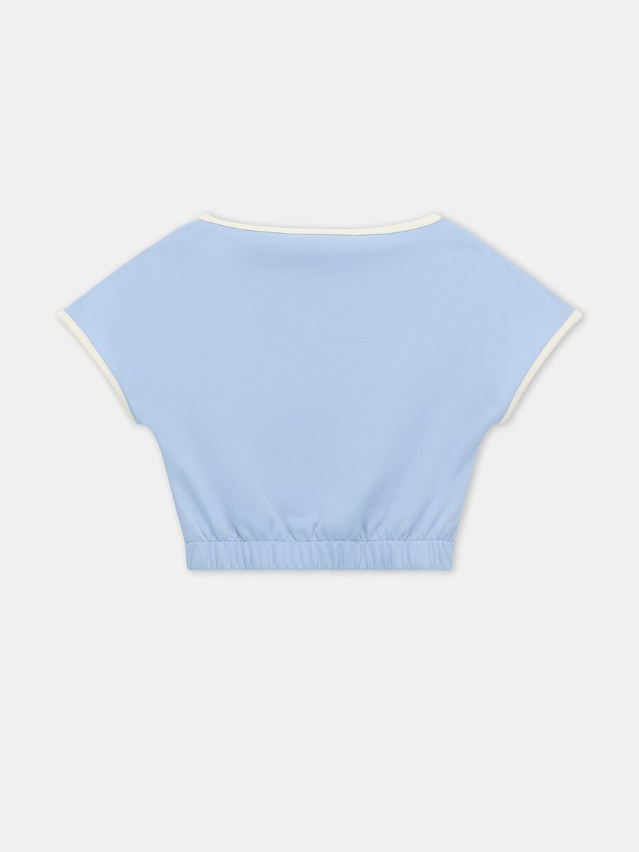 CAMISETA INFANTIL DE MANGA CORTA CON CUELLO REDONDO Y LOGOTIPO MA