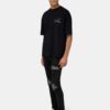 CAMISETA OVERSIZE CON LETRA CRYSTAL AMIRI