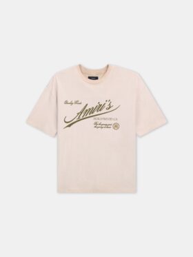 CAMISETA OVERSIZE DE AMIRI QUALITY GOODS