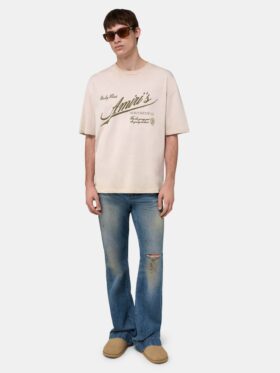 CAMISETA OVERSIZE DE AMIRI QUALITY GOODS