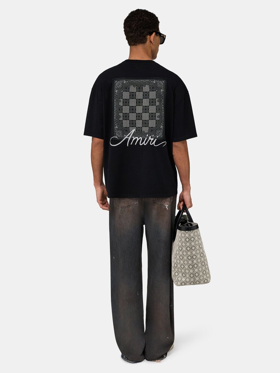 CAMISETA OVERSIZE MA QUAD CHECKERBOARD