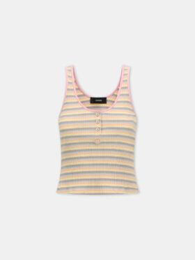 CAMISETA SIN MANGAS A RAYAS MA PARA MUJER