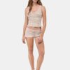 MICRO SHORTS A RAYAS MA PARA MUJER