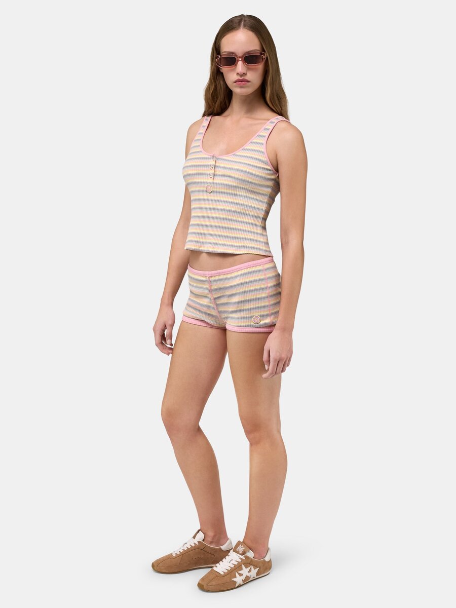 MICRO SHORTS A RAYAS MA PARA MUJER
