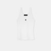 CAMISETA SIN MANGAS CON CANELAS Y BORDADO «MA» PARA MUJER