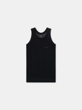 CAMISETA SIN MANGAS DE MALLA DE AMIRI