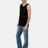 CAMISETA SIN MANGAS DE MALLA DE AMIRI