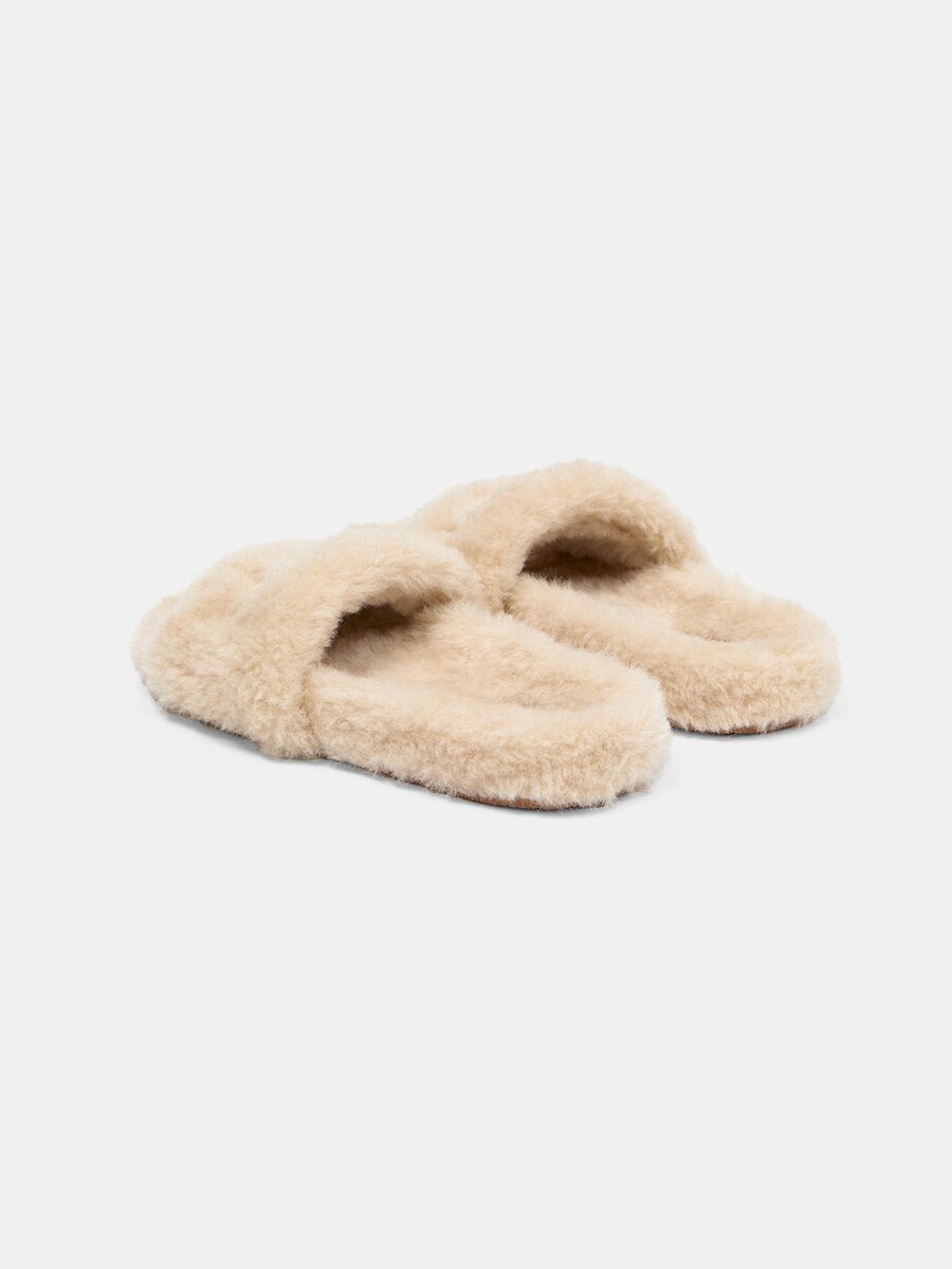 CHANCLAS DE PELE DE OVEJA AMIRI PARA MUJER