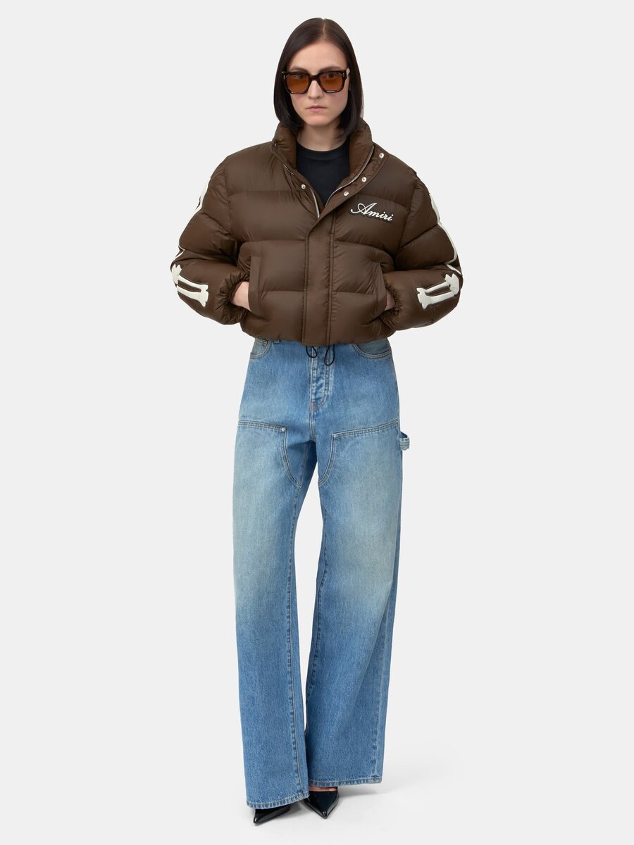CHAQUETA CORTITA DE PLUMÓN «BONES» PARA MUJER