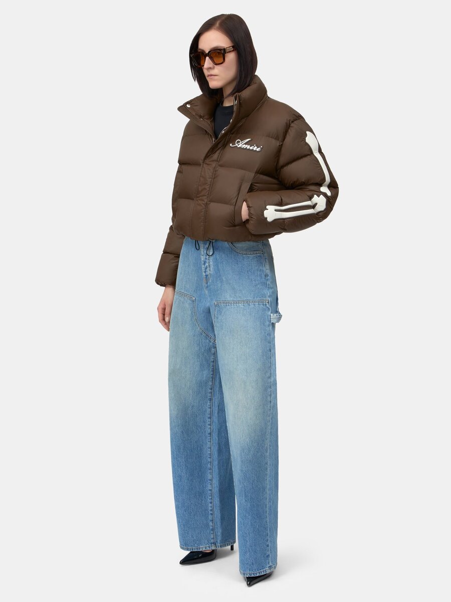 CHAQUETA CORTITA DE PLUMÓN «BONES» PARA MUJER