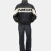 CHAQUETA DE CUERO AMIRI SPORT