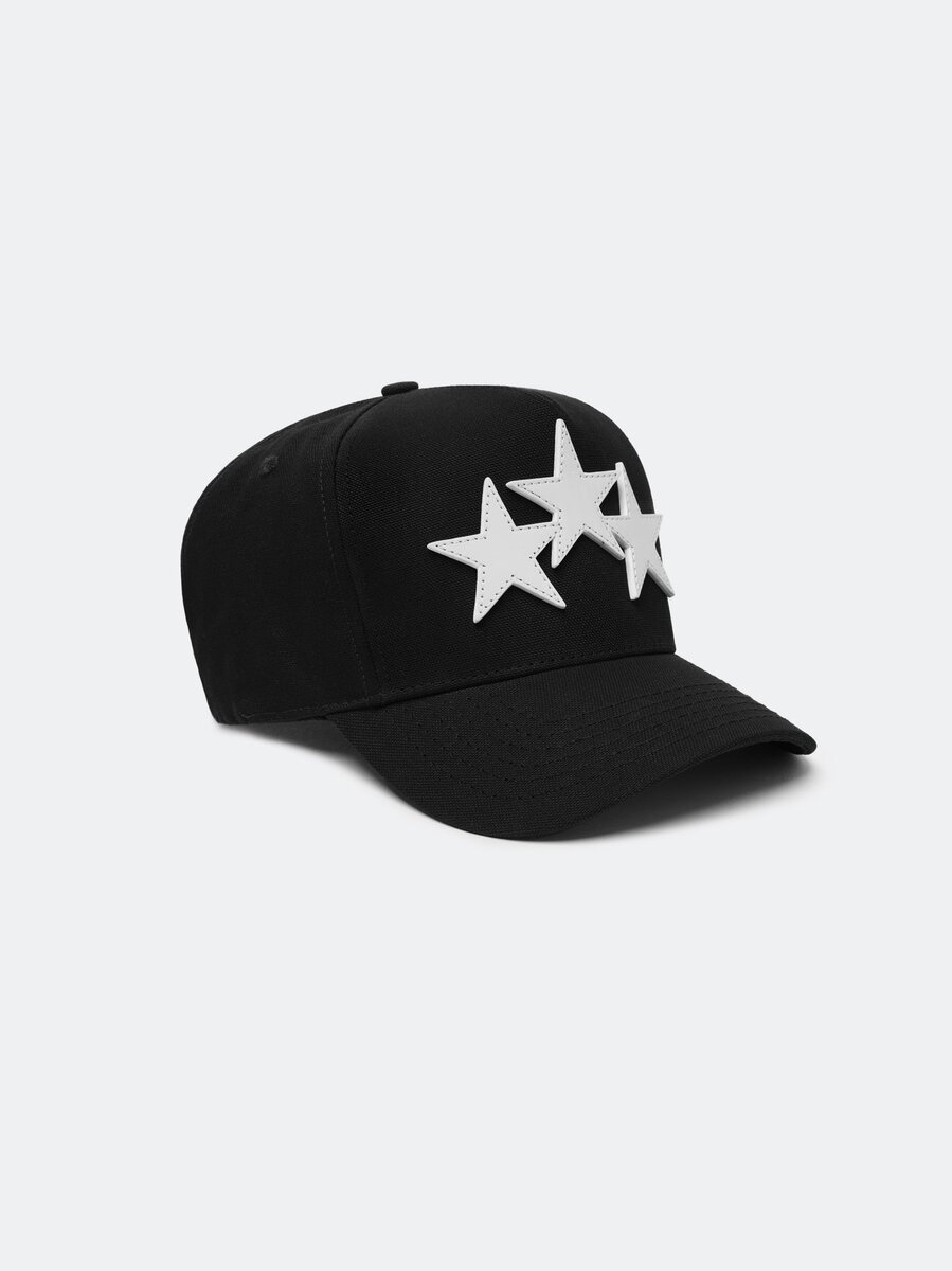GORRA AMIRI DE LONA COMPLETA CON TRES ESTRELLAS DESPALMADAS