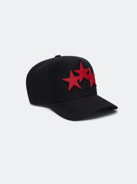 GORRA AMIRI DE LONA COMPLETA CON TRES ESTRELLAS DESPALMADAS
