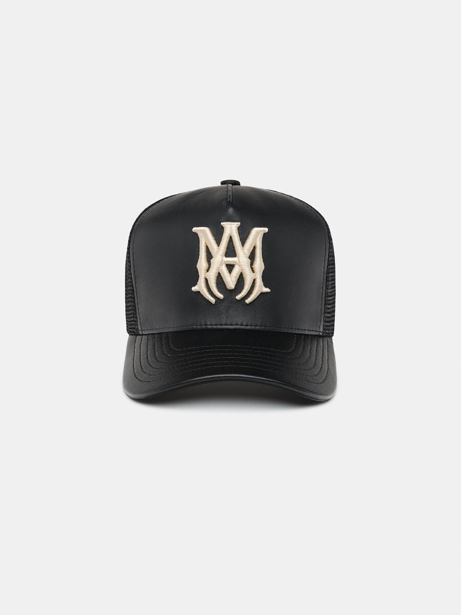 GORRA TRUCKER DE CUERO MA