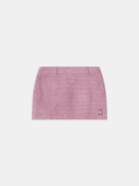 MINIFALDA DE GAMUZA CROC PARA MUJER