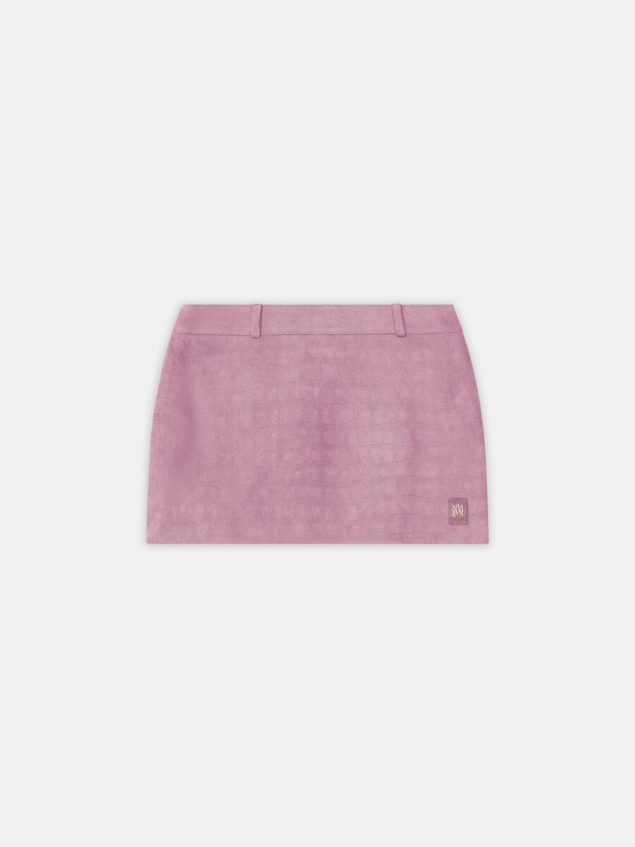 MINIFALDA DE GAMUZA CROC PARA MUJER