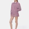 MINIFALDA DE GAMUZA CROC PARA MUJER
