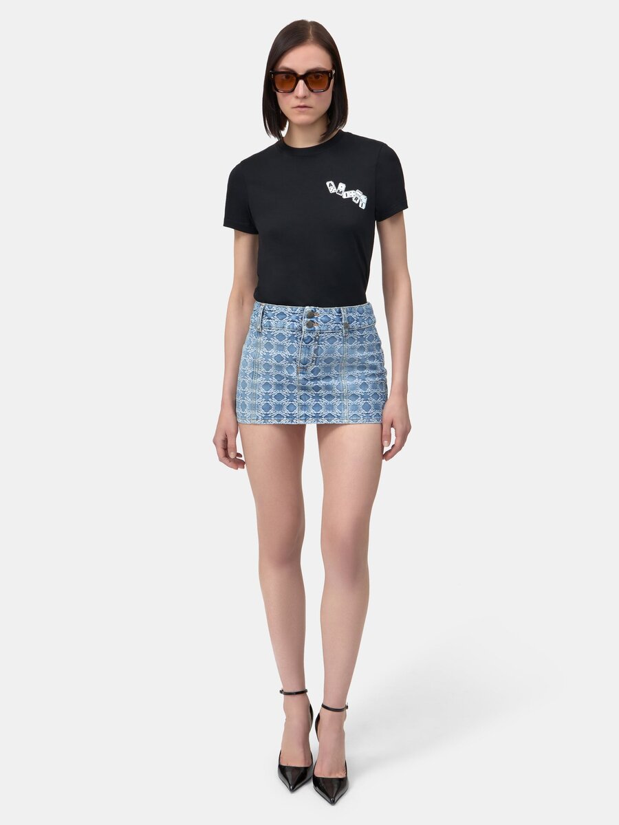 MINIFALDA DE JACQUARD MA QUAD PARA MUJER