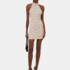MINIVESTIDO HALTER A RAYAS MA PARA MUJER