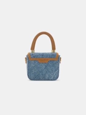 NANO MA DE GAMUZA Y DENIM PARA MUJER