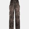 PANTALÓN CARGO DE DENIM LAVADO