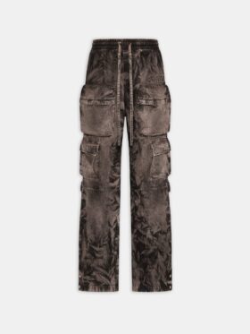 PANTALÓN CARGO DE DENIM LAVADO