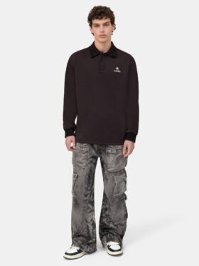 PANTALÓN CARGO DE DENIM LAVADO
