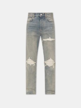 PANTALÓN DE JEAN RECTOS DE GAMUZA MX1
