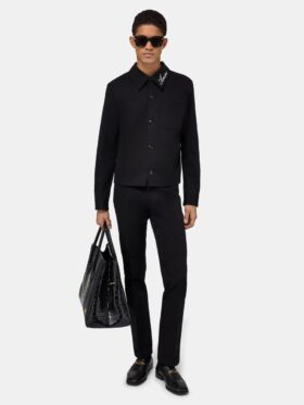 PANTALÓN DE SARJA CON CORTE BOOTCUT