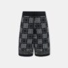 PANTALONES CORTOS DE MALLA CON ESTAMPADO DE CUADROS MA QUAD