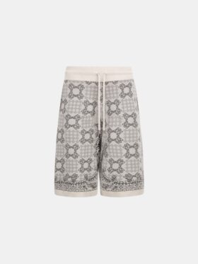 PANTALONES CORTOS DE MALLA CON ESTAMPADO DE CUADROS MA QUAD