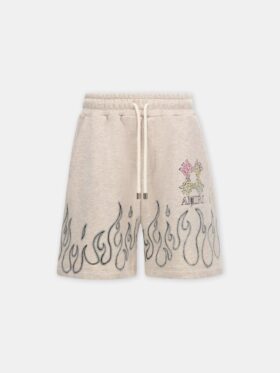PANTALONES CORTOS DE SUDADERA MA QUAD FLAMES