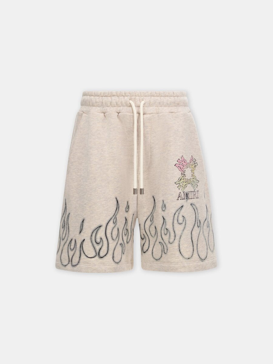 PANTALONES CORTOS DE SUDADERA MA QUAD FLAMES