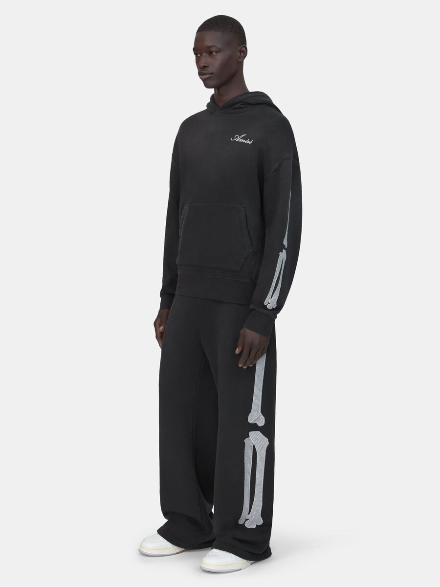 PANTALONES DE CHÁNDAL OVERSIZE CON MOTIVO DE BONES
