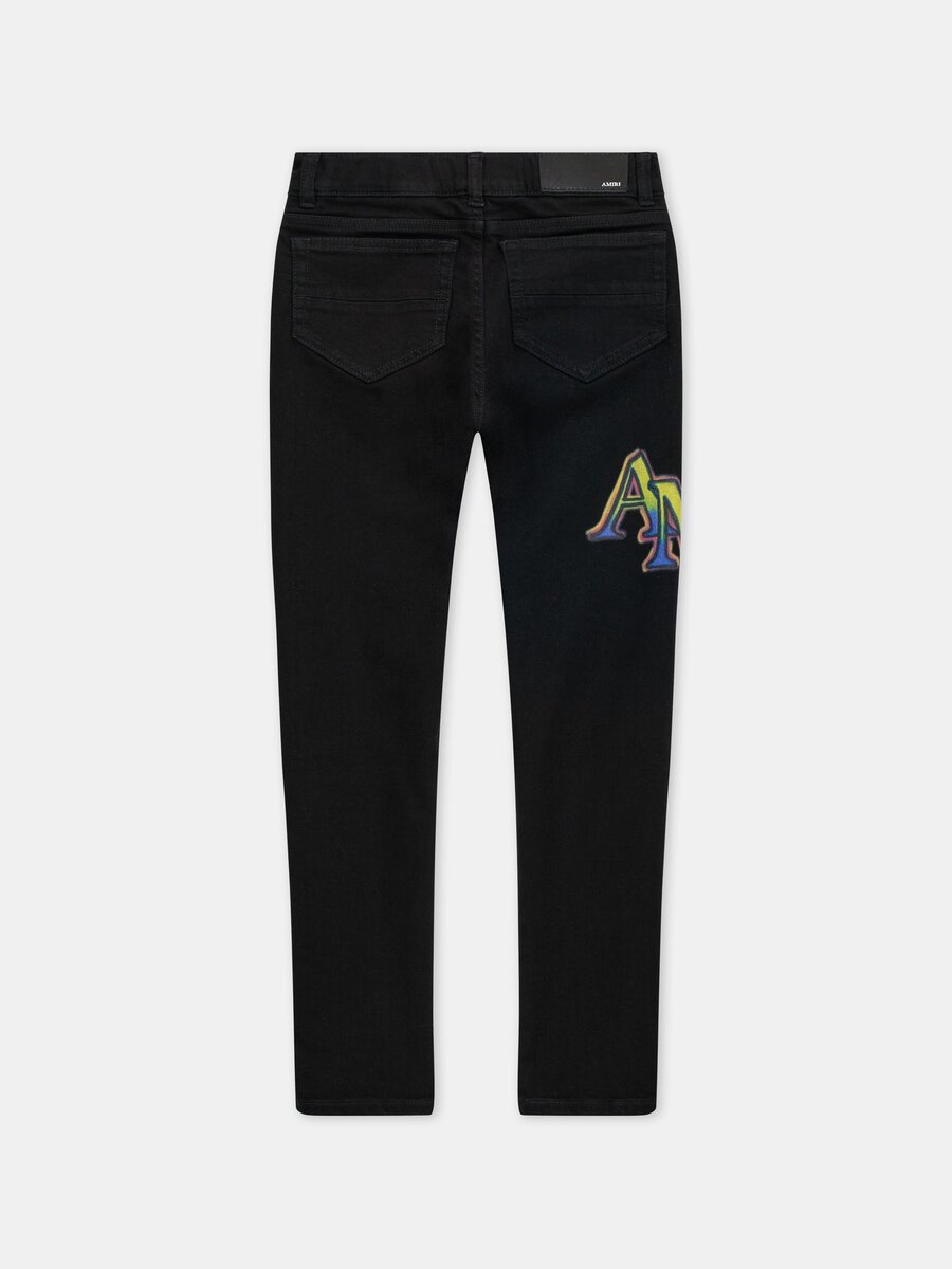 PANTALONES DE DENIM DESCALCADOS AMIRI PARA NIÑOS
