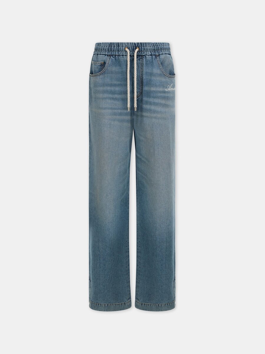 PANTALONES DE DENIM Holgados con Cordón