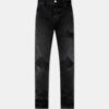 PANTALONES DE DENIM RECTOS DE CUERO MX1