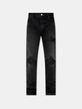 PANTALONES DE DENIM RECTOS DE CUERO MX1