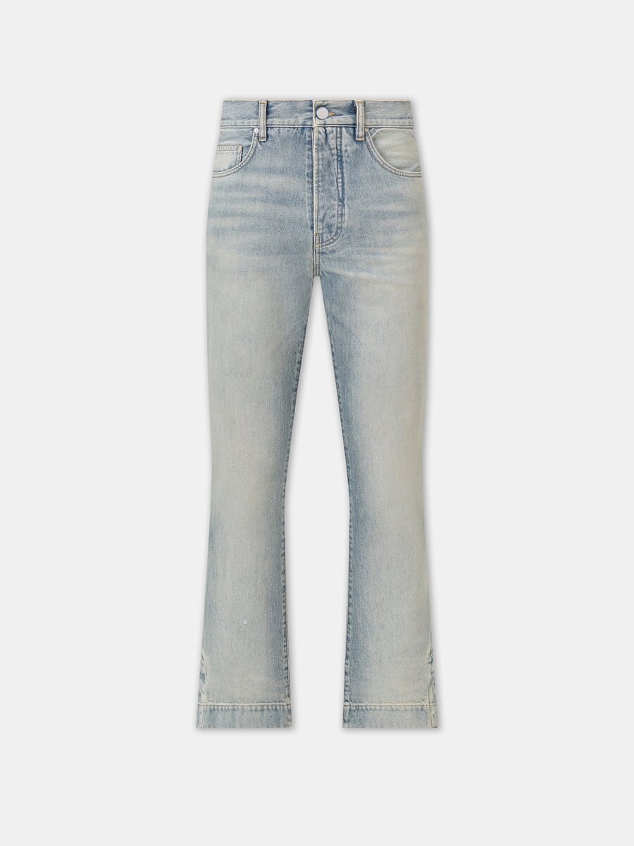 PANTALONES DE JEAN DE CORTE RECTOS CON ACAMPANADO