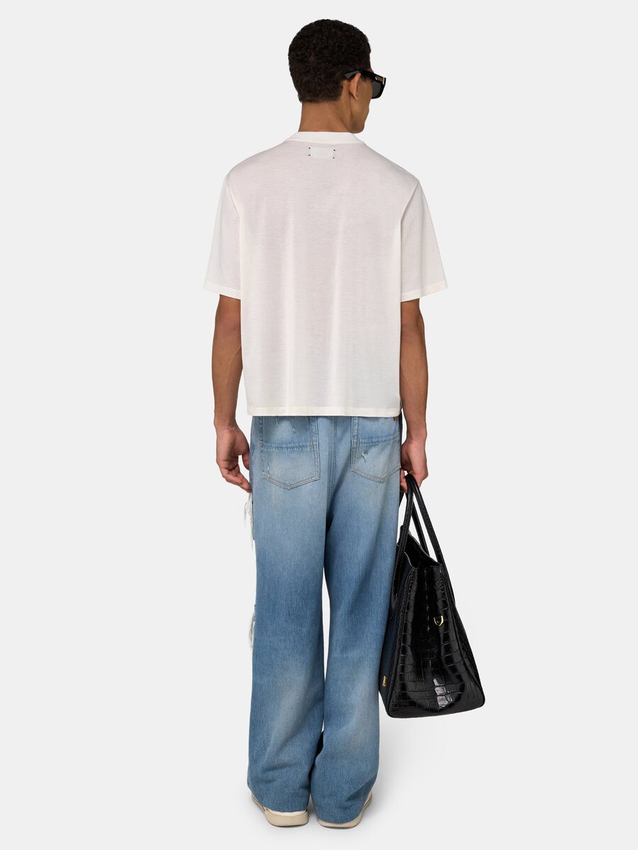 PANTALONES DE JEAN Holgados con Detalles de Franela