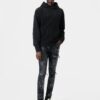 PANTALONES DE JEAN MX1 CON CRISTALES POR TODAS PARTES