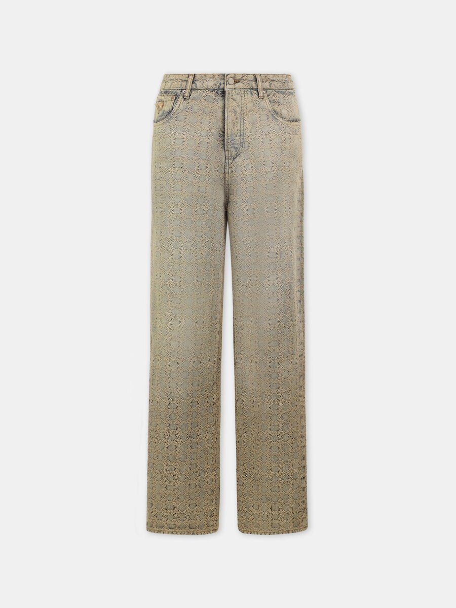 PANTALONES DE JEANS Holgados MA QUAD JACQUARD
