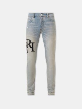 PANTALONES DE JEANS SKINNY CON LOGO DESCALADO