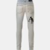 PANTALONES DE JEANS SKINNY CON LOGO DESCALADO